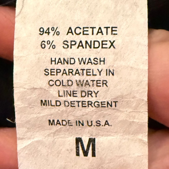 Amanda Paris London New York Embroidered Blouse SZ M 3/4 Sleeve Gothboho - Picture 6 of 6